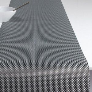 Chilewich Table Runner - Titanium - 14x54 - NWT